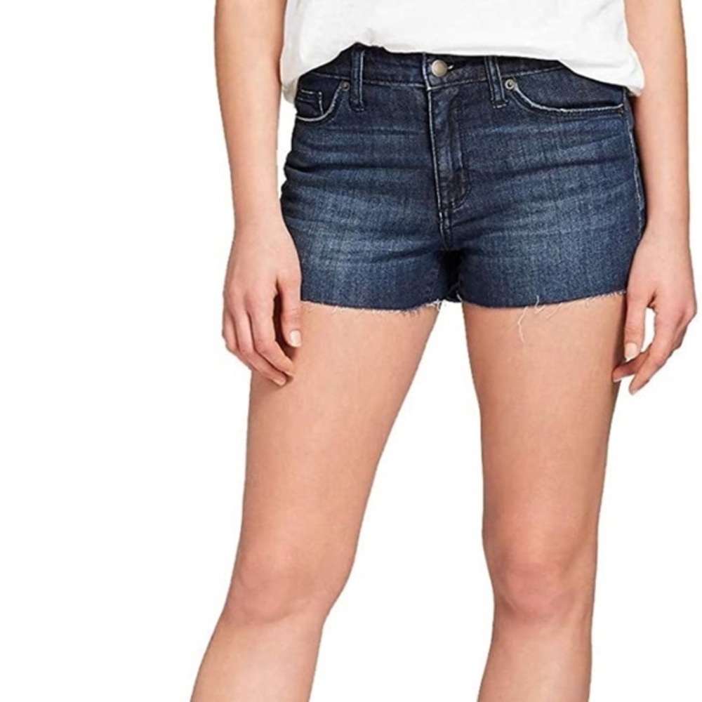 NWT Dark Blue High rise shortie short